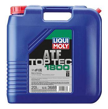 НС-синтетическое трансмиссионное масло для АКПП Top Tec ATF 1800 20 л. артикул 3688 LIQUI MOLY