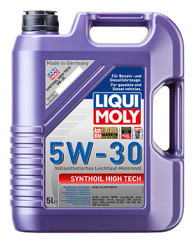 Синтетическое моторное масло Synthoil High Tech 5W-30 5 л. артикул 9077 LIQUI MOLY