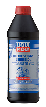 Синтетическое трансмиссионное масло Hochleistungs-Getriebeoil 75W-90 1 л. артикул 3979 LIQUI MOLY
