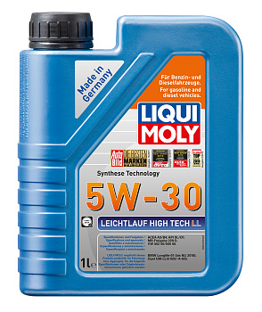 НС-синтетическое моторное масло Leichtlauf High Tech LL 5W-30 1 л. артикул 39005 LIQUI MOLY