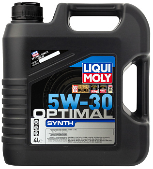 НС-синтетическое моторное масло Optimal Synth 5W-30 4 л. артикул 39001 LIQUI MOLY