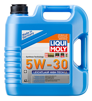 НС-синтетическое моторное масло Leichtlauf High Tech LL 5W-30 4 л. артикул 39006 LIQUI MOLY