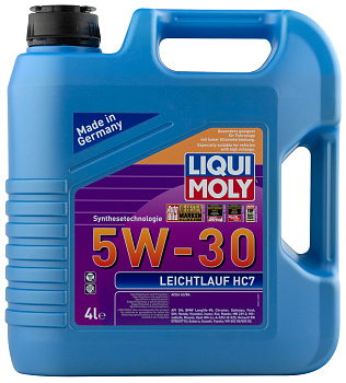 НС-синтетическое моторное масло Leichtlauf HC 7 5W-30 4 л. артикул 8461 LIQUI MOLY