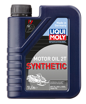 Синтетическое моторное масло для снегоходов Snowmobil Motoroil 2T Synthetic L-EGD 1 л. артикул 2382 LIQUI MOLY