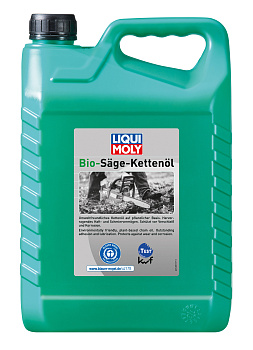 Минеральное трансмиссионное масло для цепей бензопил Bio Sage-Kettenoil 5 л. артикул 1281 LIQUI MOLY