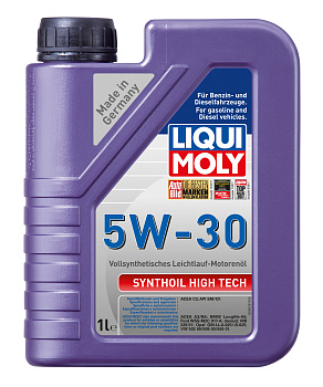 Синтетическое моторное масло Synthoil High Tech 5W-30 1 л. артикул 9075 LIQUI MOLY