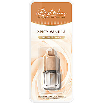 Ароматизатор подвесной  жидкостный PARFUM DE FRANCE  Spicy Vanilla - 0.005 л