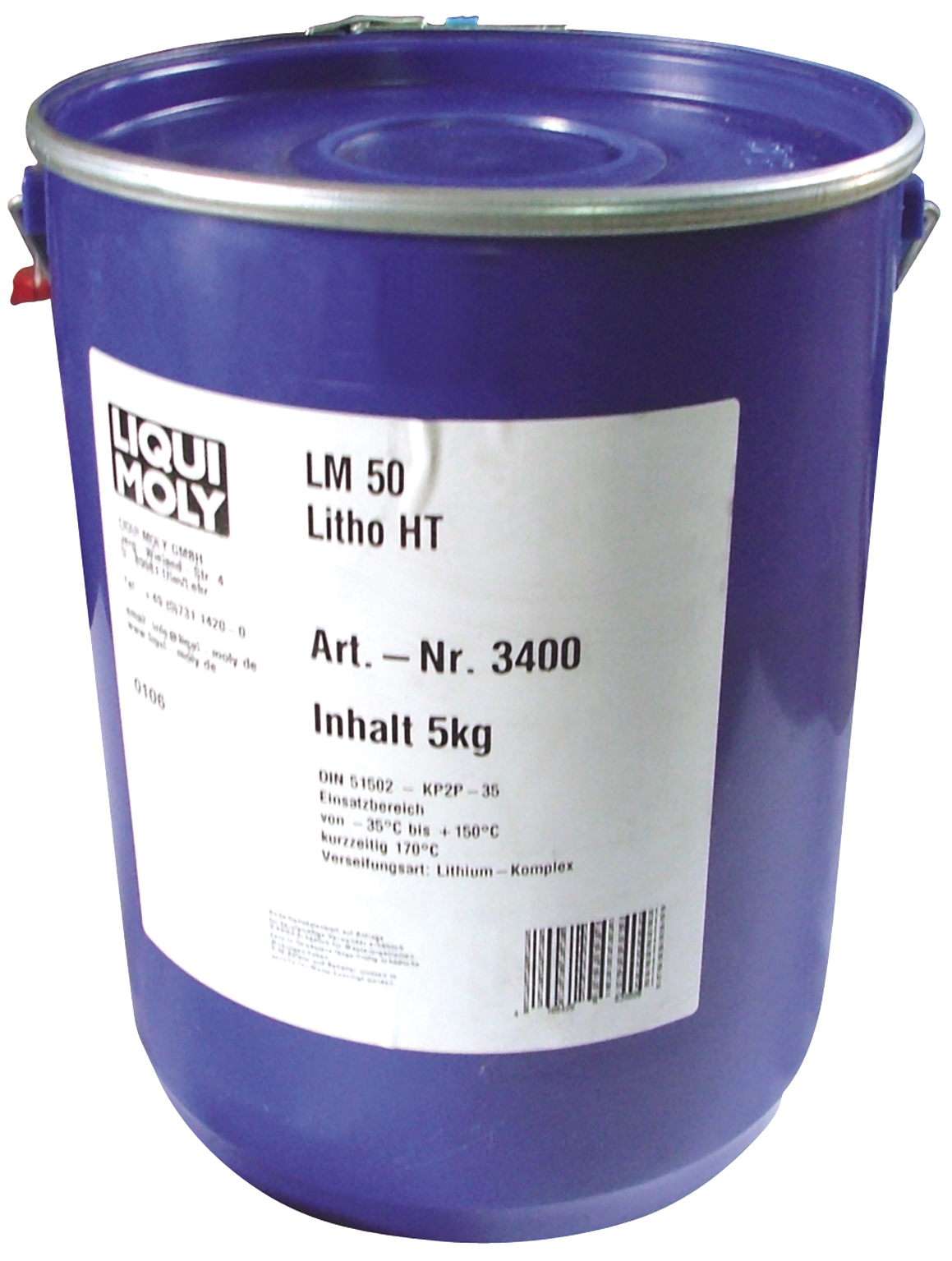 Высокотемпературная смазка для ступиц подшипников LM 50 Litho HT 5 кг. 3400  LIQUI MOLY - купить по низкой цене