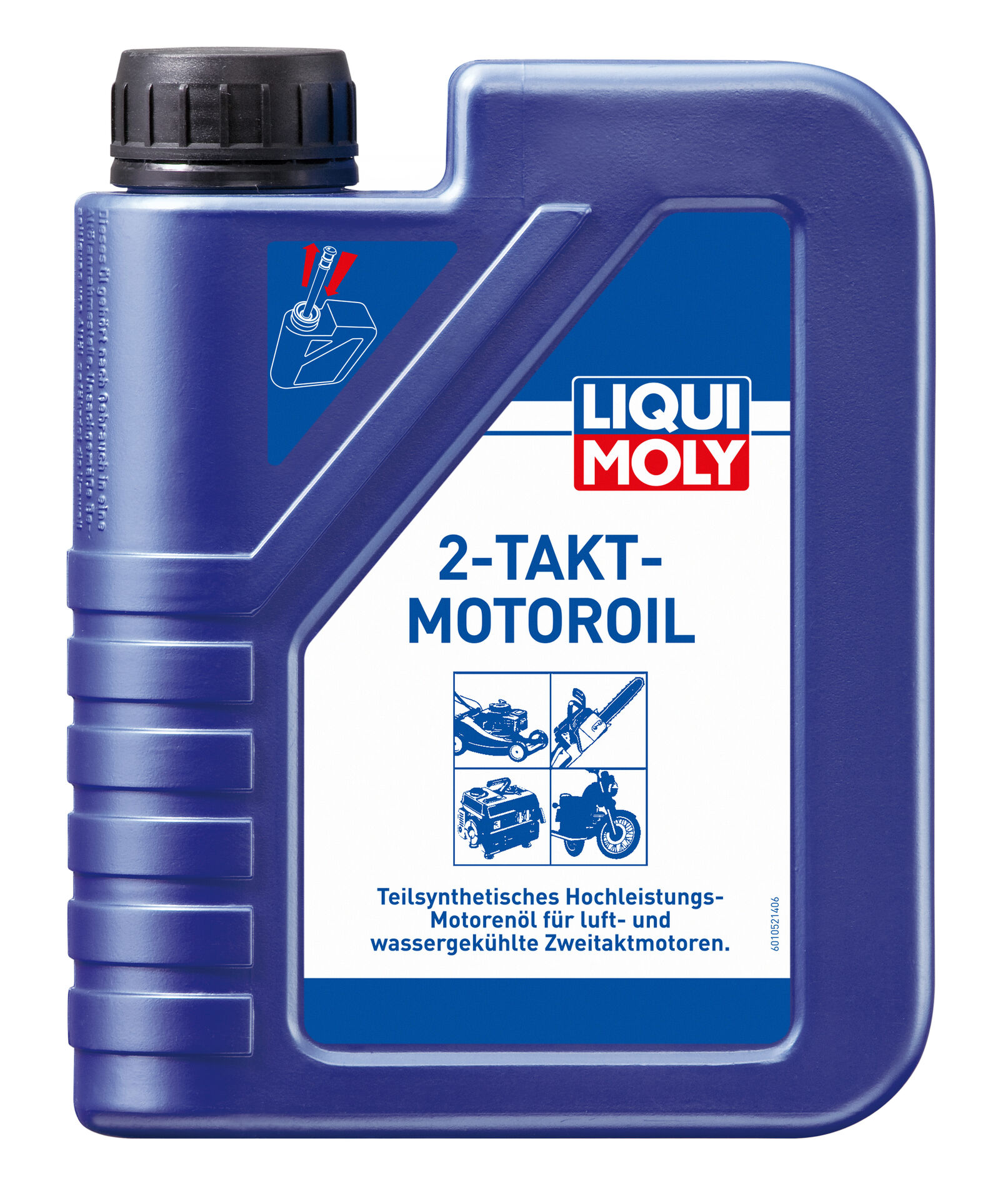 Полусинтетическое моторное масло для 2-тактных двигателей 2-Takt-Motoroil  L-EGC 1 л. 1052 LIQUI MOLY - купить по низкой цене