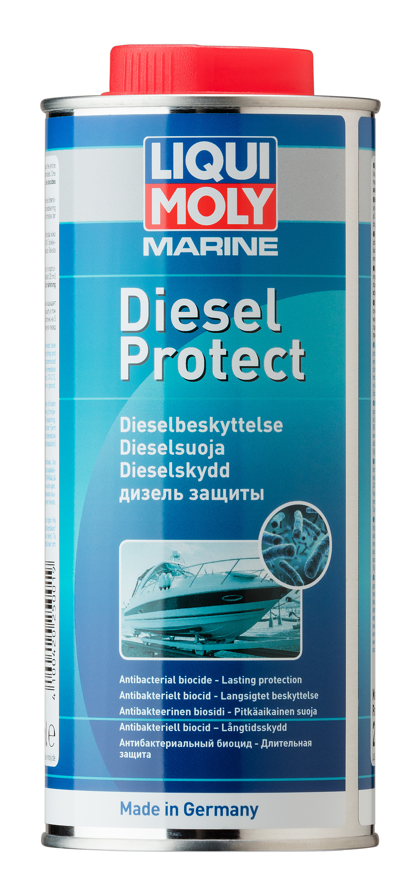 Присадка для защиты дизельных топливных систем водной техники Marine Diesel Protect 0,5л