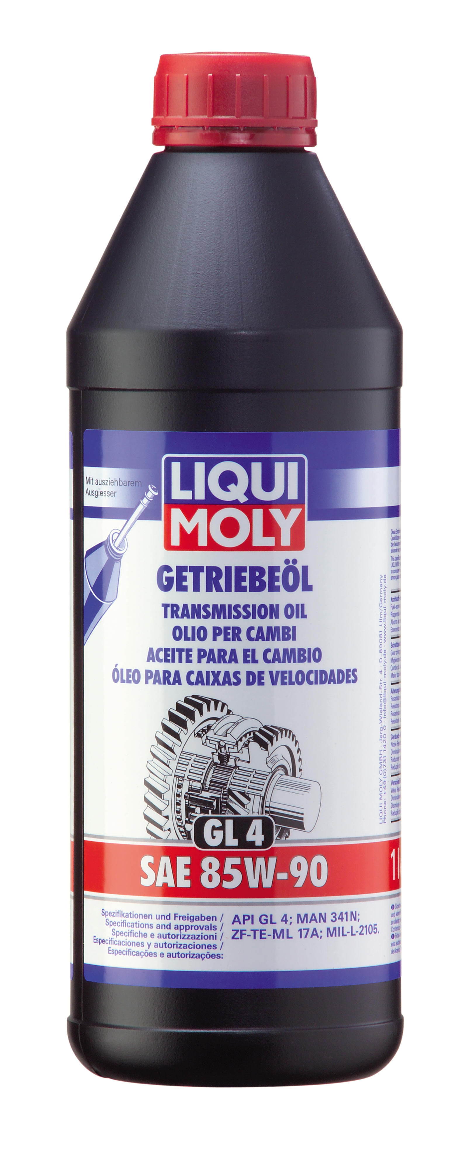 Минеральное трансмиссионное масло Getriebeoil 85W-90 1 л. 1954 LIQUI MOLY -  купить по низкой цене