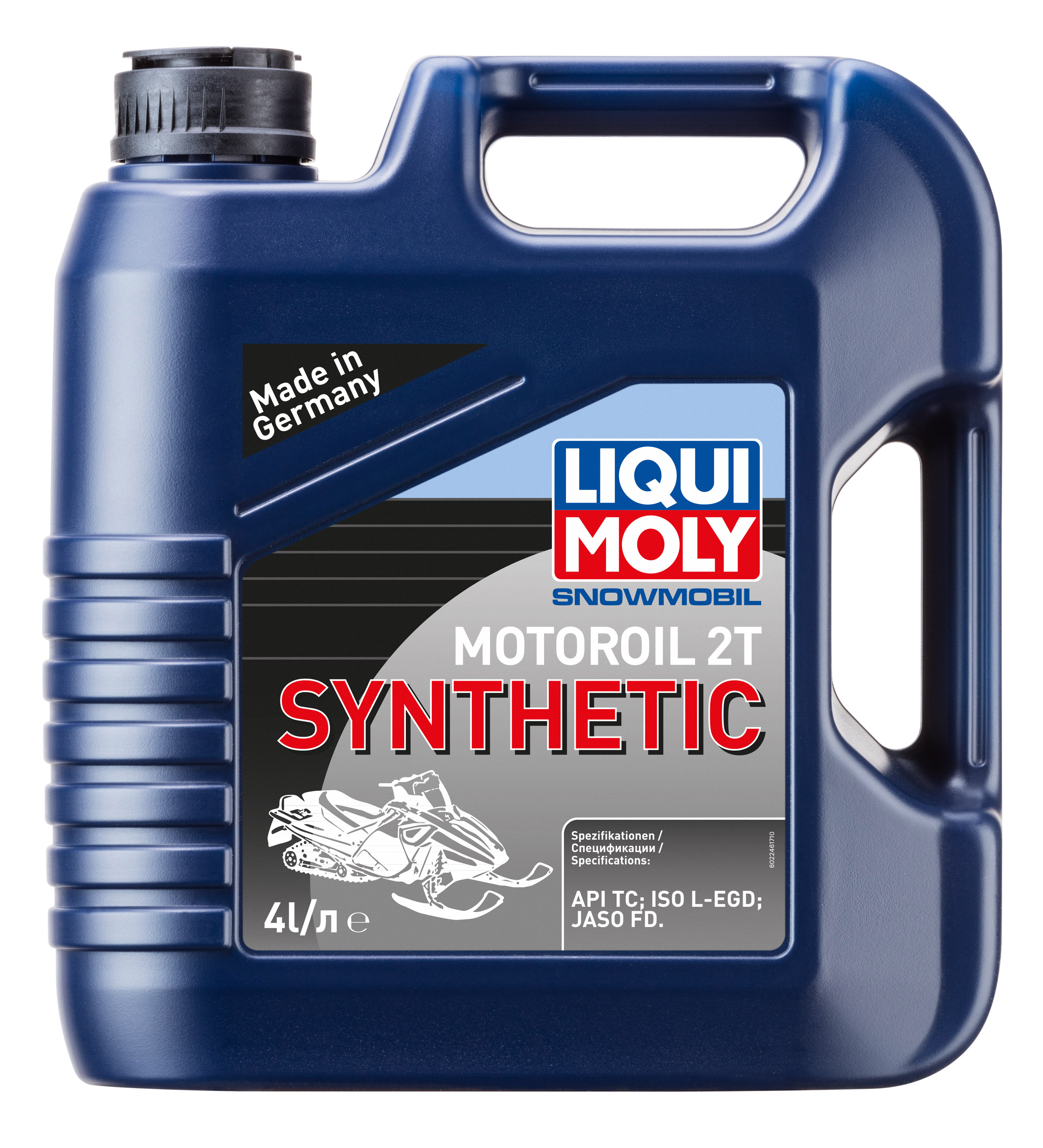 Синтетическое моторное масло для снегоходов Snowmobil Motoroil 2T Synthetic  L-EGD 4 л. 2246 LIQUI MOLY - купить по низкой цене