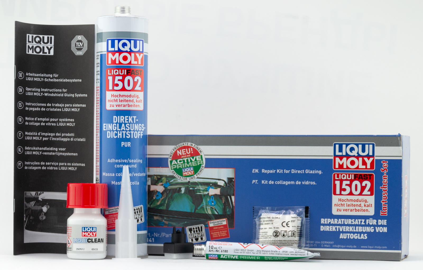 Набор для вклейки стекол (высокомодульный) Liquifast 1502