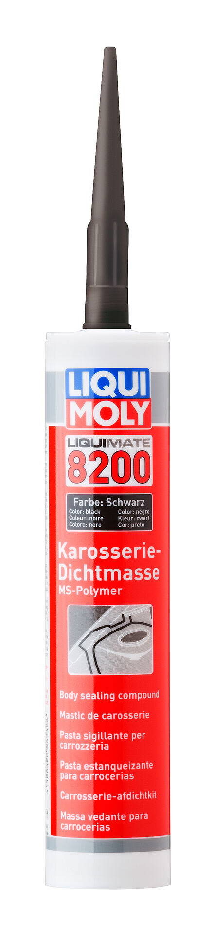 Клей-герметик (черный) Liquimate 8200 MS Polymer schwarz 0,29л