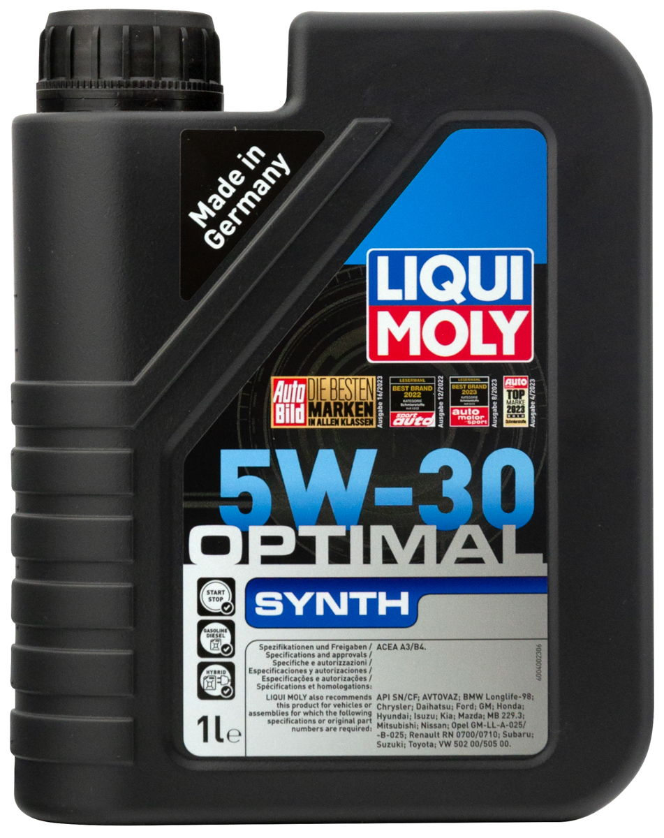 НС-синтетическое моторное масло Optimal Synth 5W-30 1 л. 39000 LIQUI MOLY -  купить по низкой цене