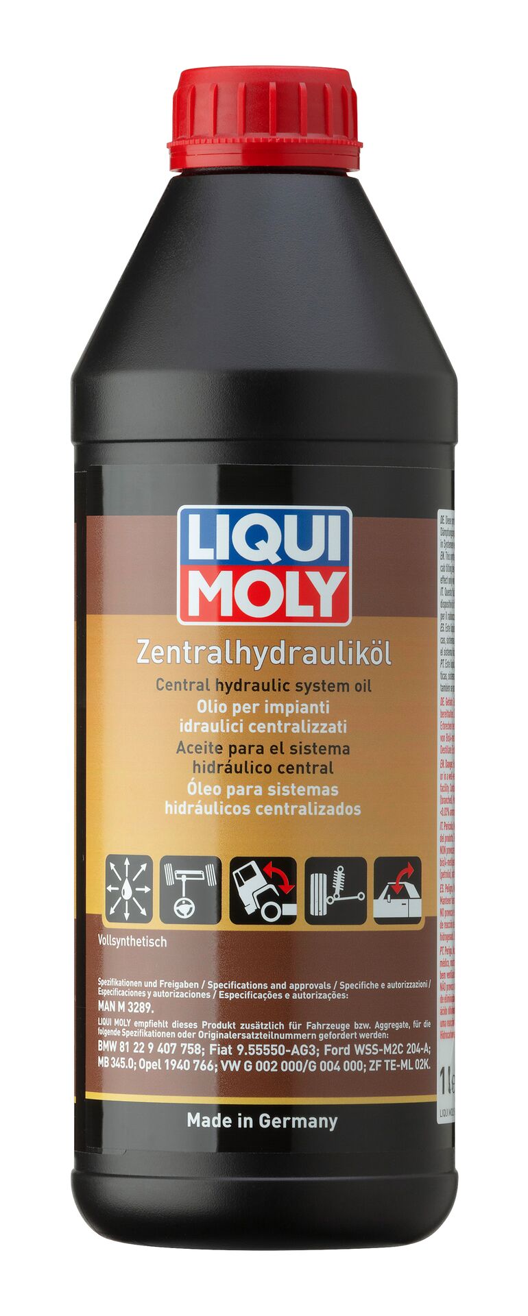 Синтетическая гидравлическая жидкость Zentralhydraulik-Oil 1л. 1127 .