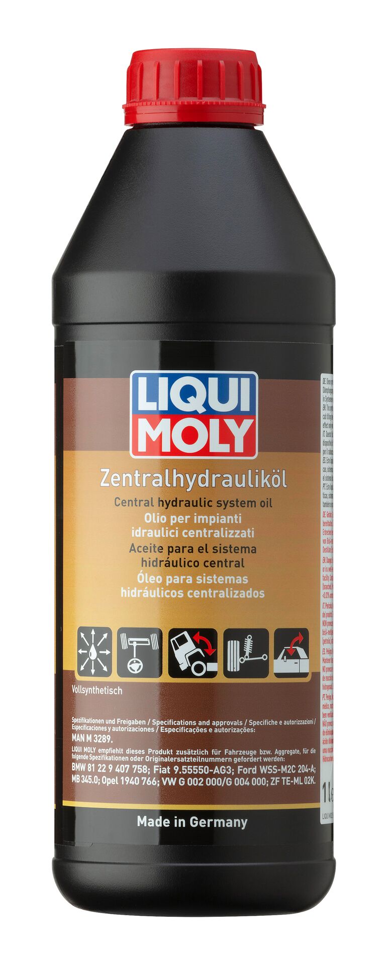 Синтетическая гидравлическая жидкость Zentralhydraulik-Oil 1л. 1127 LIQUI  MOLY - купить по низкой цене