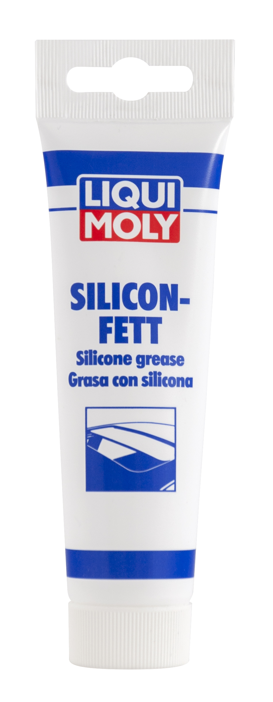 Силиконовая смазка Silicon-Fett 0,1 л. 3312 LIQUI MOLY - купить по низкой  цене