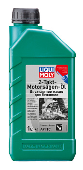 Минеральное моторное масло для 2-тактных бензопил и газонокосилок 2-Takt-Motorsagen-Oil 1 л. артикул 8035 LIQUI MOLY