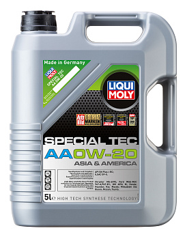 НС-синтетическое моторное масло Special Tec AA 0W-20 5 л. артикул 6739 LIQUI MOLY