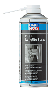 Высокоэффективная спрей-смазка с тефлоном PTFE Longlife Spray 0,4 л. артикул 20971 LIQUI MOLY