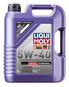 Синтетическое моторное масло Diesel Synthoil 5W-40