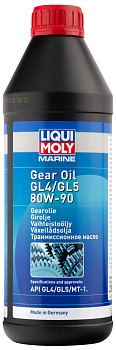 Минеральное трансмиссионное масло для водной техники Marine Gear Oil 80W-90 1 л. артикул 25069 LIQUI MOLY