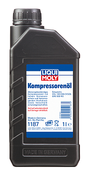 НС-синтетическое компрессорное масло Kompressorenoil 1 л. артикул 1187 LIQUI MOLY