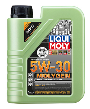 НС-синтетическое моторное масло Molygen New Generation 5W-30 1 л. артикул 9041 LIQUI MOLY