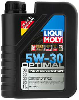 НС-синтетическое моторное масло Optimal New Generation 5W-30 1 л. артикул 39030 LIQUI MOLY