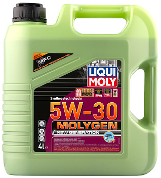 НС-синтетическое моторное масло Molygen New Generation DPF 5W-30 4 л. артикул 21225 LIQUI MOLY