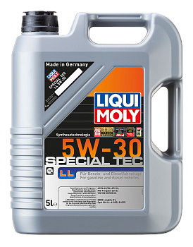 НС-синтетическое моторное масло Special Tec LL 5W-30 5 л. артикул 2448 LIQUI MOLY