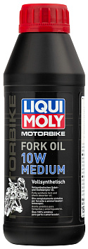 Синтетическое масло для вилок и амортизаторов Motorbike Fork Oil  Medium 10W 0,5 л. артикул 1506 LIQUI MOLY