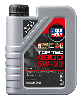 НС-синтетическое моторное масло Top Tec 4300 5W-30 1 л. артикул 8030 LIQUI MOLY