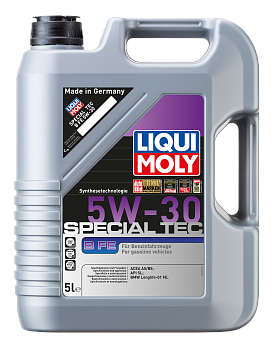 НС-синтетическое моторное масло Special Tec B FE 5W-30 5 л. артикул 21382 LIQUI MOLY