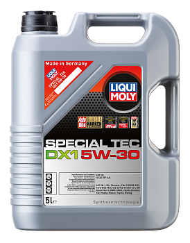 НС-синтетическое моторное масло Special Tec DX1 5W-30 5 л. артикул 20969 LIQUI MOLY