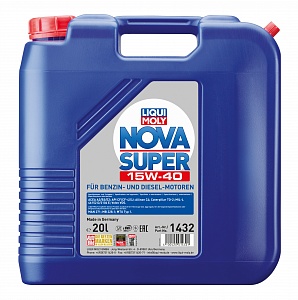 Минеральное моторное масло Nova Super 15W-40