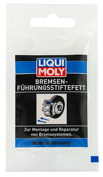 Смазка для направляющих пальцев суппорта Bremsenfuhrungsstiftefett 0,005 л. артикул 21204 LIQUI MOLY