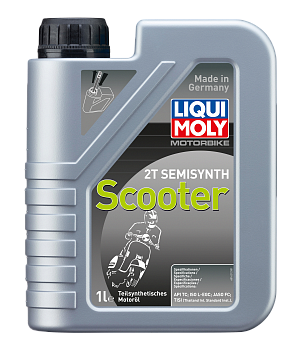 Полусинтетическое моторное масло для скутеров Motorbike 2T Semisynth Scooter L-EGD 1 л. артикул 1621 LIQUI MOLY
