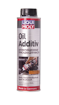 Антифрикционная присадка с дисульфидом молибдена в моторное масло Oil Additiv 0,3 л. артикул 1998 LIQUI MOLY