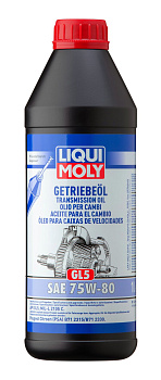 Полусинтетическое трансмиссионное масло Getriebeoil 75W-80 1 л. артикул 3658 LIQUI MOLY