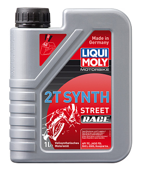 Синтетическое моторное масло для 2-тактных мотоциклов Motorbike 2T Synth Street Race L-EGD 1 л. артикул 1505 LIQUI MOLY