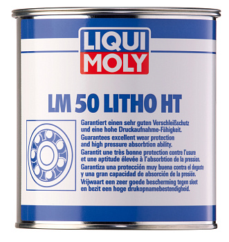 Высокотемпературная смазка для ступиц подшипников LM 50 Litho HT 1 л. артикул 3407 LIQUI MOLY