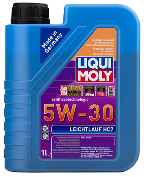 НС-синтетическое моторное масло Leichtlauf HC 7 5W-30 1 л. артикул 8541 LIQUI MOLY