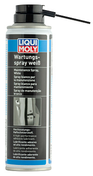Грязеотталкивающая белая смазка Wartungs-Spray weiss 0,25 л. артикул 3075 LIQUI MOLY