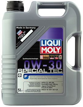 НС-синтетическое моторное масло Special Tec F 0W-30 5 л. артикул 8903 LIQUI MOLY