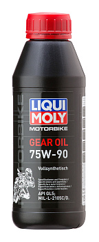 Синтетическое трансмиссионное масло для мотоциклов Motorbike Gear Oil 75W-90 0,5 л. артикул 1516 LIQUI MOLY