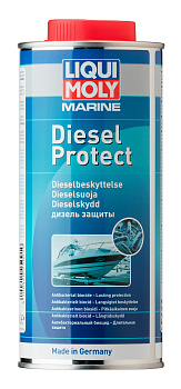 Присадка для защиты дизельных топливных систем водной техники Marine Diesel Protect 0,5 л. артикул 25001 LIQUI MOLY