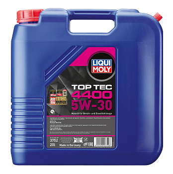 НС-синтетическое моторное масло Top Tec 4400 5W-30 20 л. артикул 3752 LIQUI MOLY