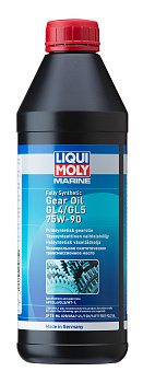 Синтетическое трансмиссионное масло для водной техники Marine Gear Oil 75W-90 1 л. артикул 25071 LIQUI MOLY